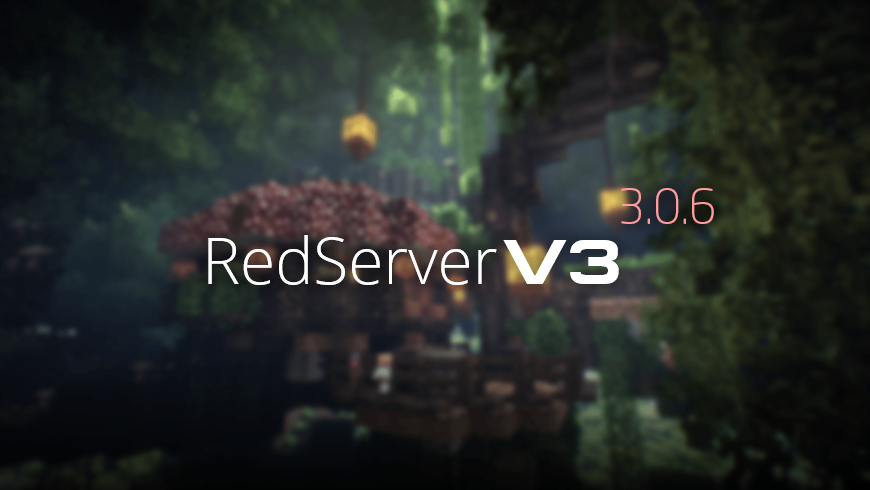 RedServer v3.0.6 с функцией загрузки скинов